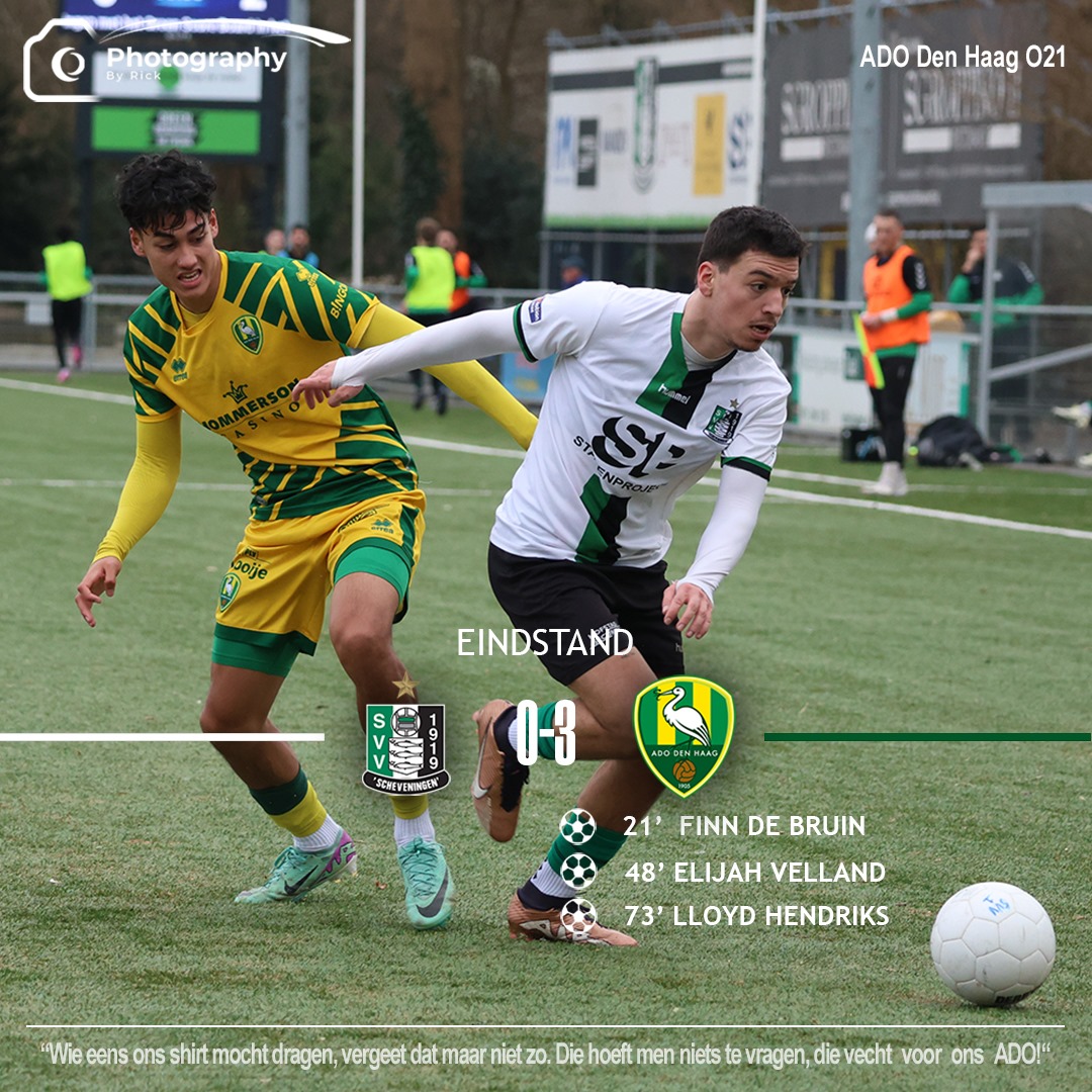 PhotoBy_Rick's tweet photo. @ADODenHaag En O21 wint een oefenwedstrijd netjes tegen SVV Scheveningen💪 https://t.co/Xg5iiPdVAw