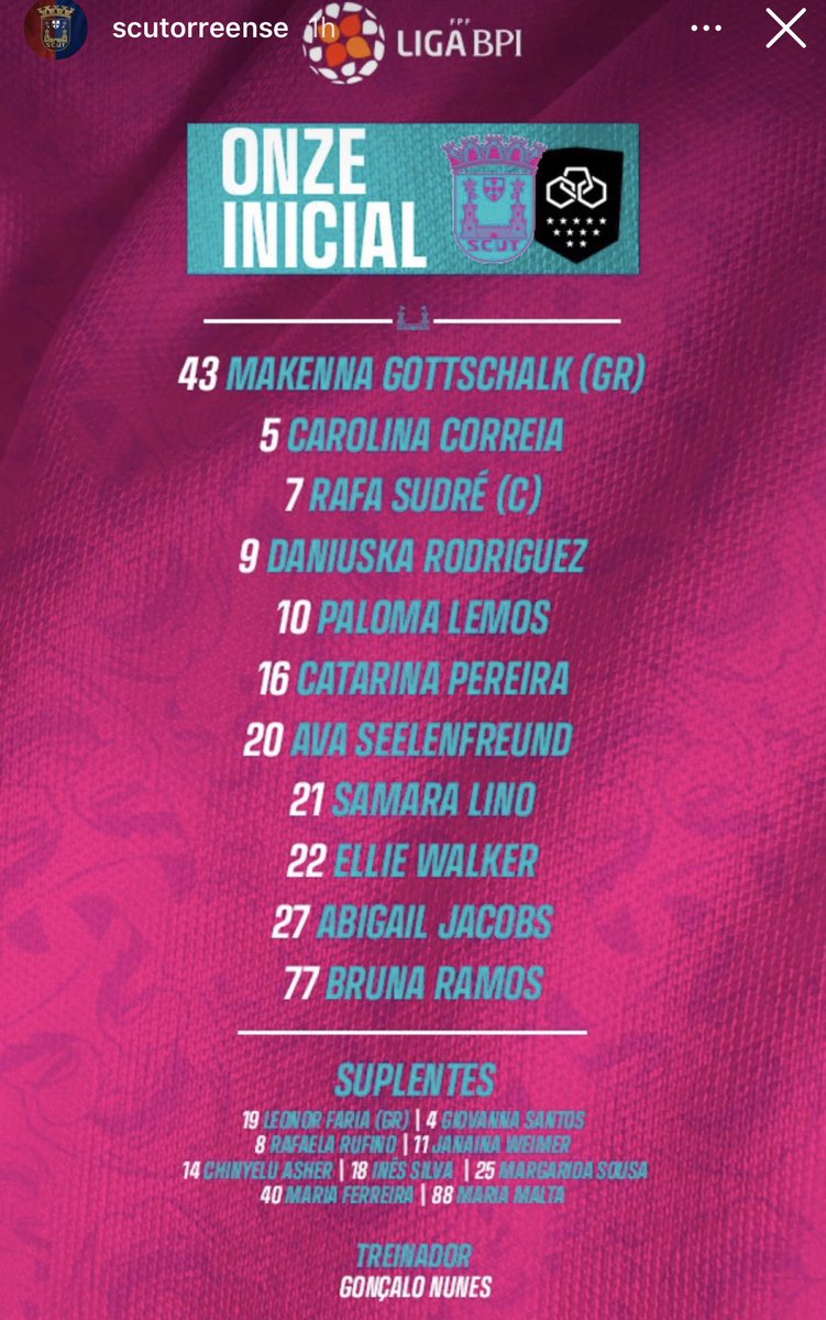 kempy7's tweet photo. Makenna Gottschalk starting in the Portuguese Pro League today. Her journey started at JUCO… it’s not D1 or bust… everyone’s journey is different. @makenna_gotts https://t.co/u80RIZ9Iw6