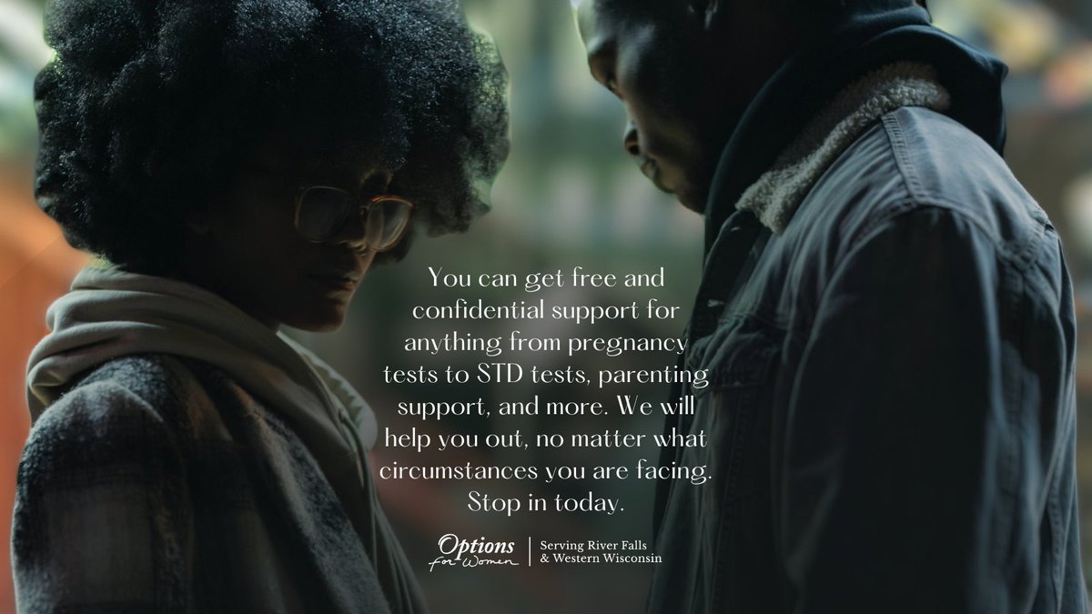 You can get free and confidential support if you are a man needing an STD test, a woman needing a pregnancy test, etc. No appointment is necessary for free and confidential tests. Stop in today.
#optionsforwomenrf #sexualhealthclinic #freeandconfidential
ow.ly/fvQV50PYHHA