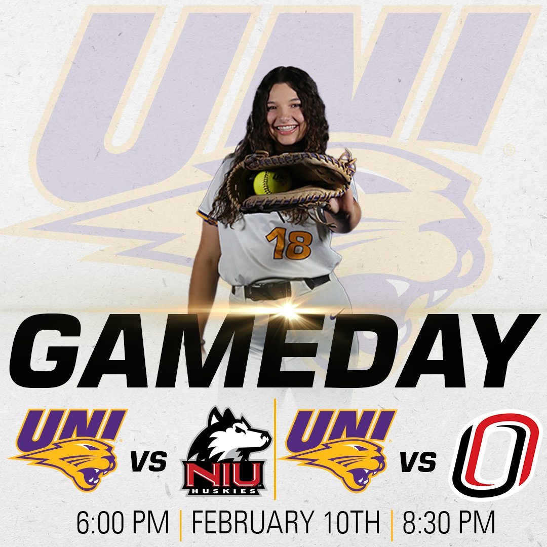 𝐃𝐚𝐲 ✌️ 𝐢𝐧 𝐭𝐡𝐞 𝐃𝐨𝐦𝐞!

🆚: Northern Illinois &amp; Omaha
📍: Cedar Falls, Iowa
🏟️: UNI-Dome
⏰: 6 p.m. CT / 8:30 p.m. CT
📊: bit.ly/2UOxVMZ

#EverLoyal #1UNI
