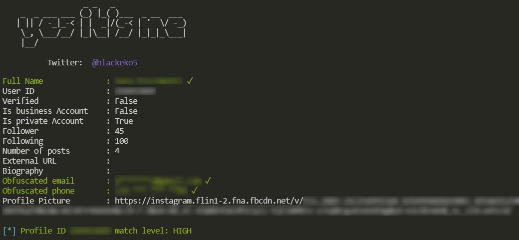 Yesitsme" is a Python script that finds Instagram accounts linked to a name, email, or phone number, using dumpor.com. It simplifies online investigations by comparing retrieved usernames with given contact information.⏬

🔗: github.com/0x0be/yesitsme