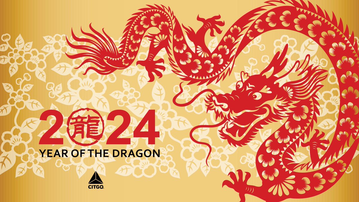 Wishing everyone a prosperous Lunar New Year! May the Year of the Dragon bring you joy, success, and abundance. 🐉🧧 #CITGO #LunarNewYear #YearoftheDragon