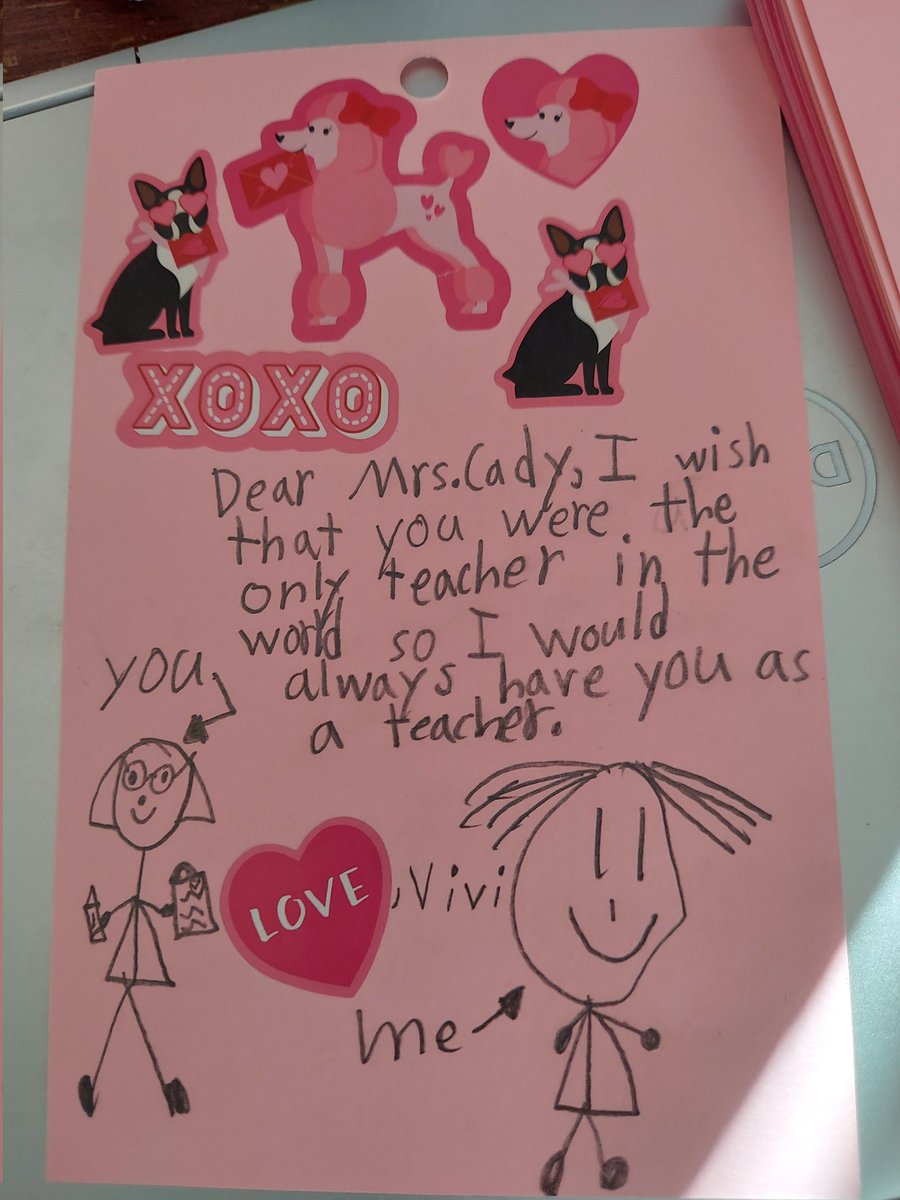 My 7 year old's valentine is very sweet but also implies catastrophic genocide