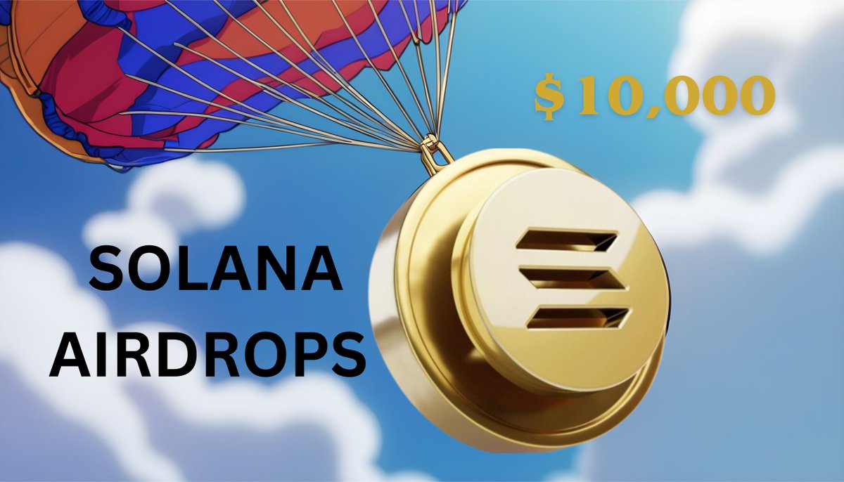 Solana is hot with airdrop opportunities right now.

Load up with 1 $SOL and unlock a potential 6-figure reward with these 6 projects.

💰 Cost: &lt; $40
💸 Gains: $10,000+
⏱️ Time: Just 15 minutes

Let me show you how 🧵 ⤵️