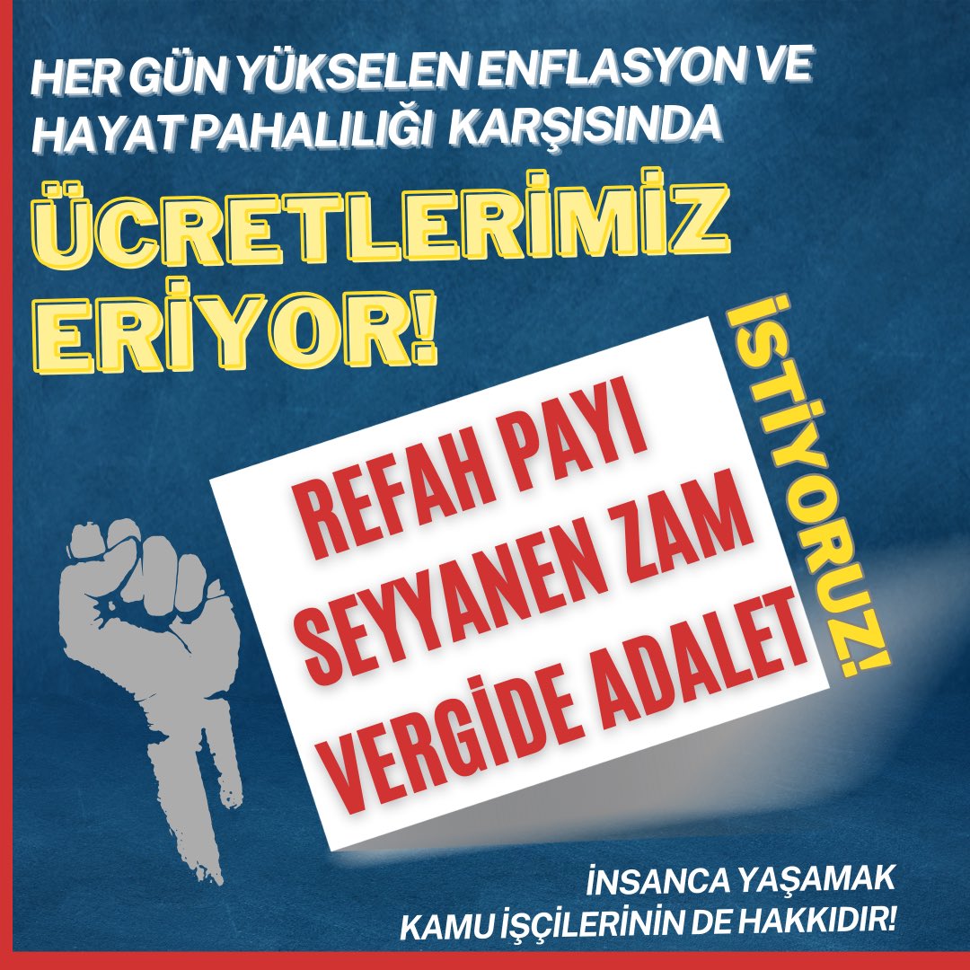 4D_isci's tweet photo. Emeğinin Hakkını Alıncaya Kadar Mücadeleye Devam Edecek olan 750 Bin  #Kamuişçilerisahada https://t.co/k81yHjGf5q
