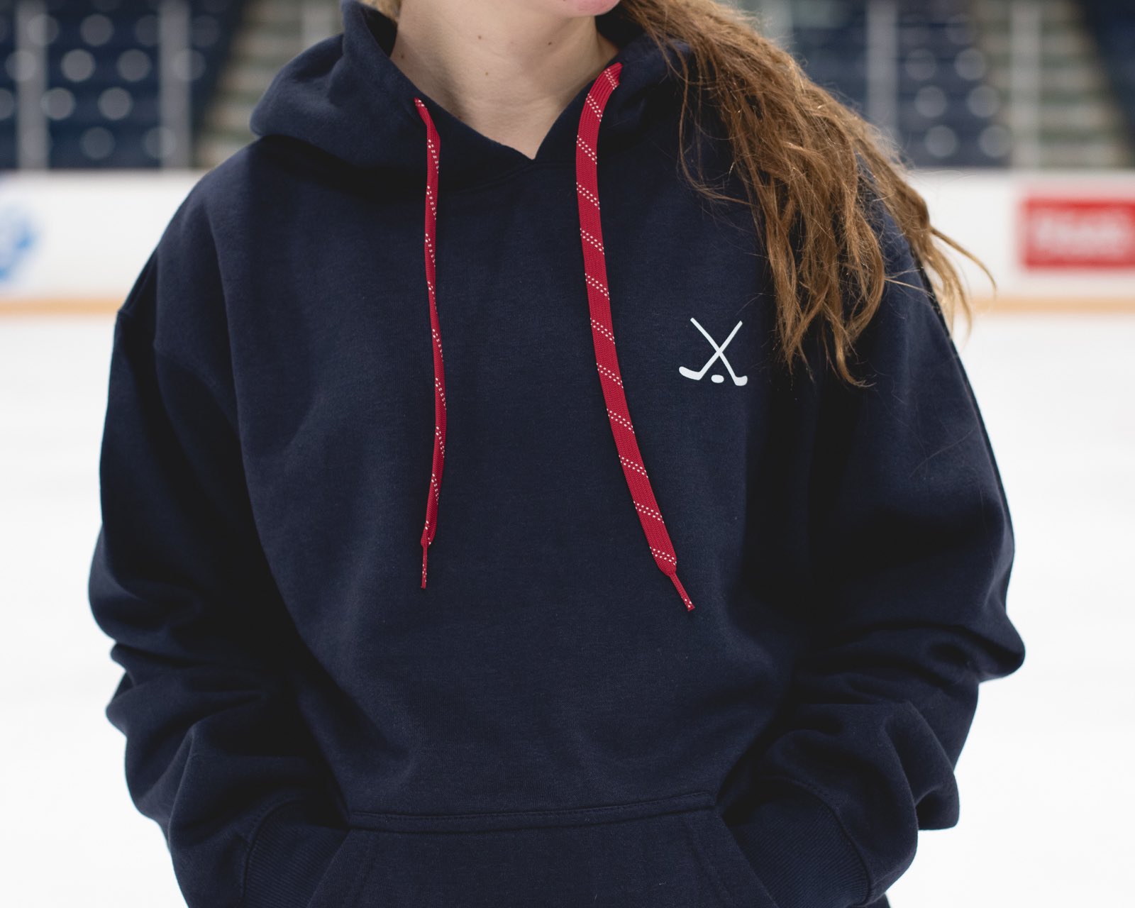 Hockey lace deals hoodie