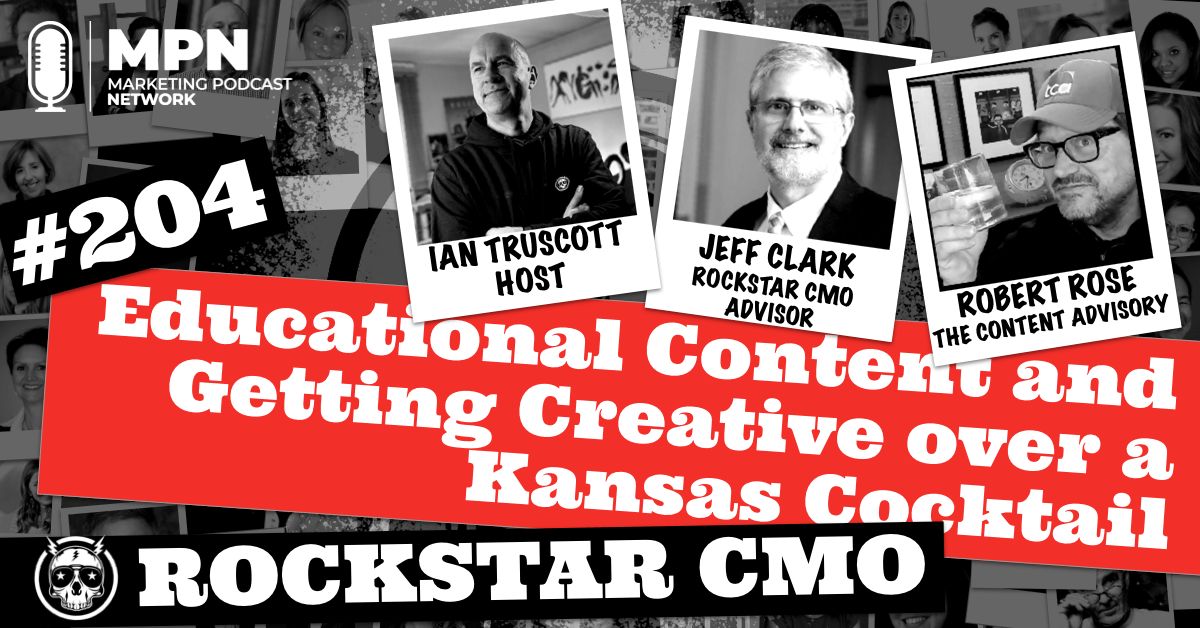 RockstarCMO's tweet photo. 🎙️D-R-O-P-P-E-D-!-!-> Episode 204 - This week Jeff and Ian discuss educational content marketing and in the virtual bar, Robert shares some great ideas to get your team creative over a Super Bowl cocktail. https://t.co/7jIFW7IaLi https://t.co/a5WBT8fCJi