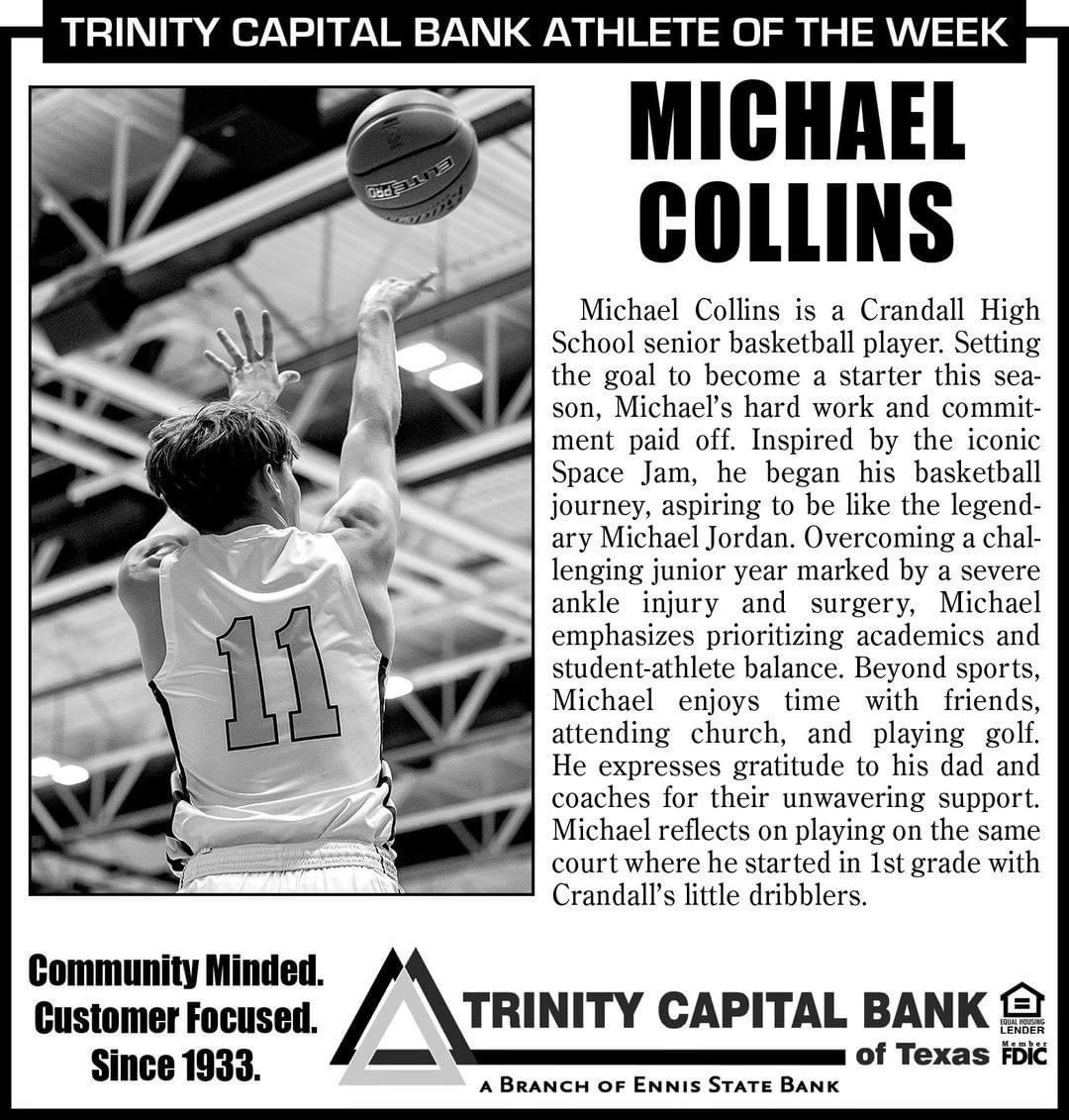 OfficialCISD's tweet image. ⭐️Shoutout to Forney Messenger Athlete of the Week: Michael Collins! #CISDBelieves #CISDGrows