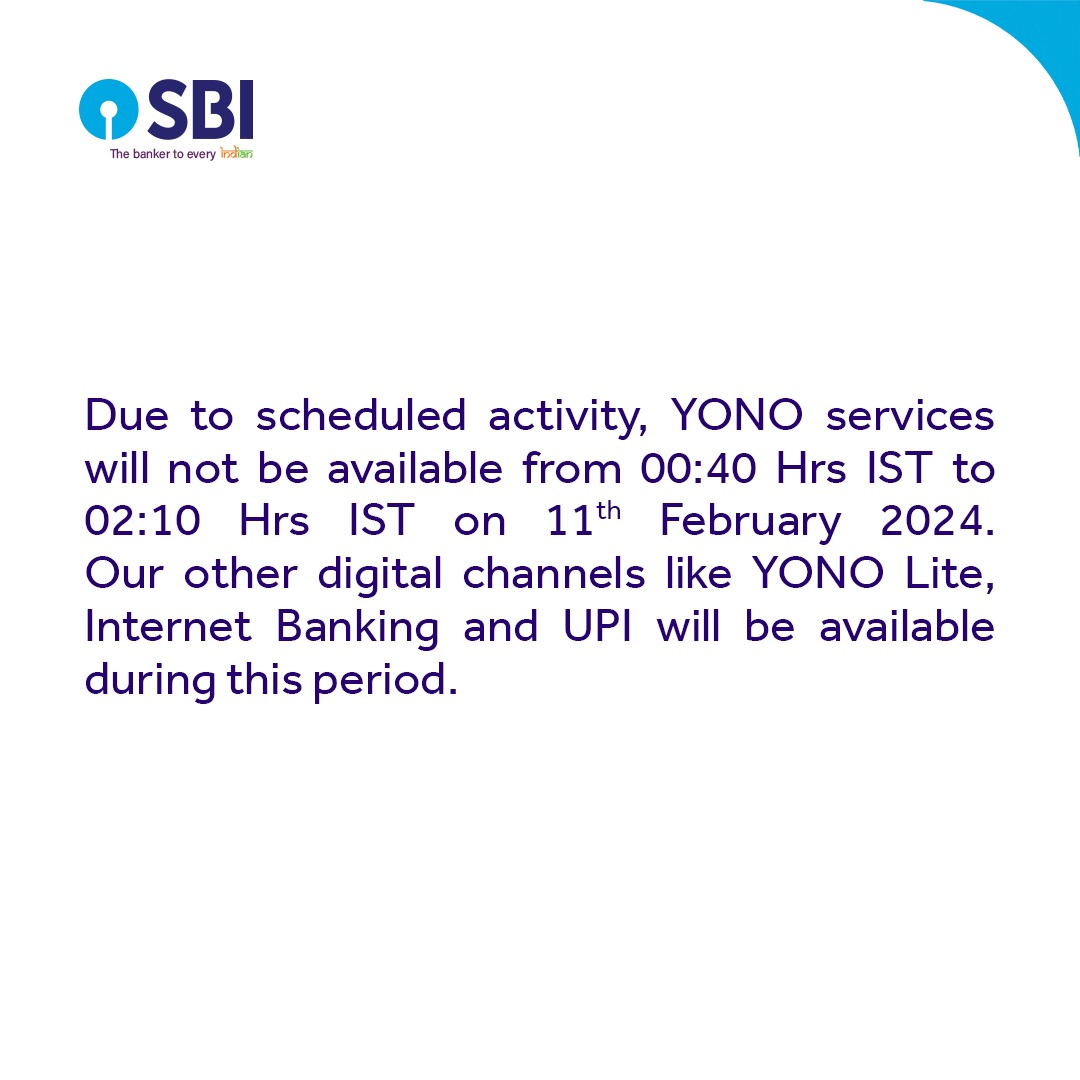 State Bank of India tweet media