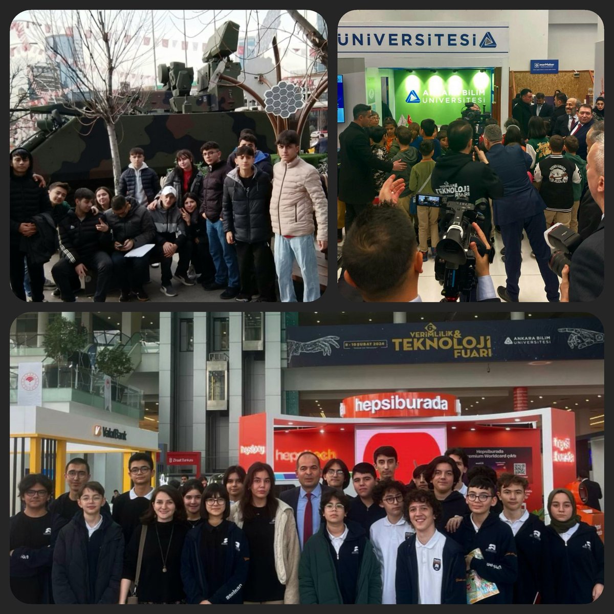 AnkaraMTE's tweet photo. ���� Endüstri 5.0 insanların makine ve robotlarla ilişkisini  sağlayarak kalkınmayı amaçlar ama merkezinde insanın mutluluğu var!
Meslek lisesi öğrencilerimiz 
Verimlilik &amp; Teknoloji fuarında!✔️Ortak ufuklar..
 ✔️Güçlü yarınlar..
@Yusuf__Tekin @kocakysr
@kemalsamlioglu @BedriEksi https://t.co/nrp0T64zRs