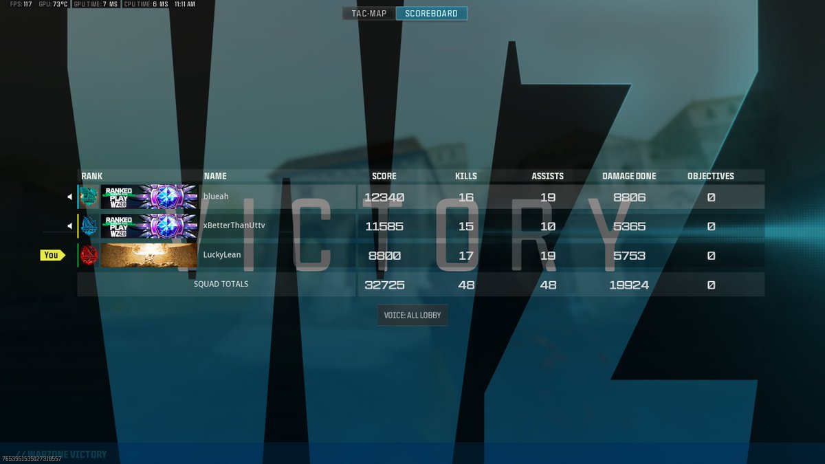 LeanLucky's tweet image. Ranked 2024, Waiting for Rebirth Honestly.