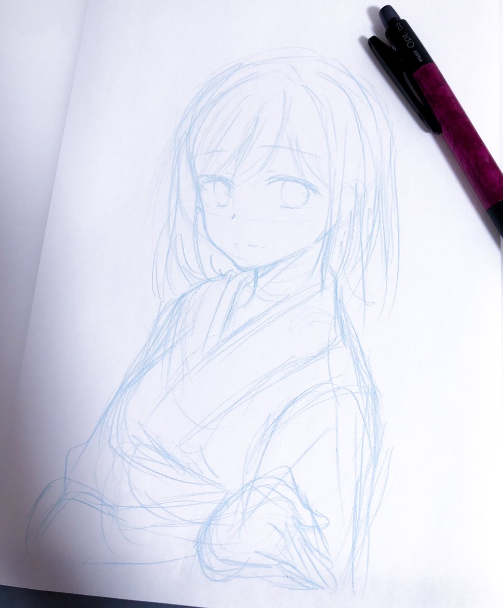 「1分で終わるラフわろ 」|銀の鶴@パスタ会/あけぼの12のイラスト
