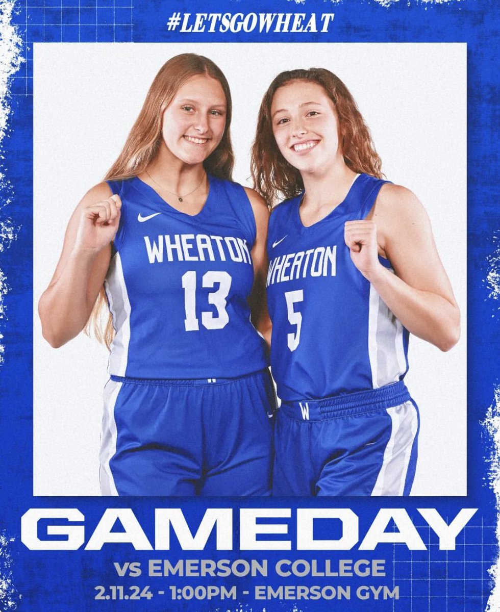 Happy Senior Day‼️🏀 Come join us as we celebrate Maddie Mueller and Emma Kiernan! We take on Emerson College at 1pm. #letsgowheat🦁