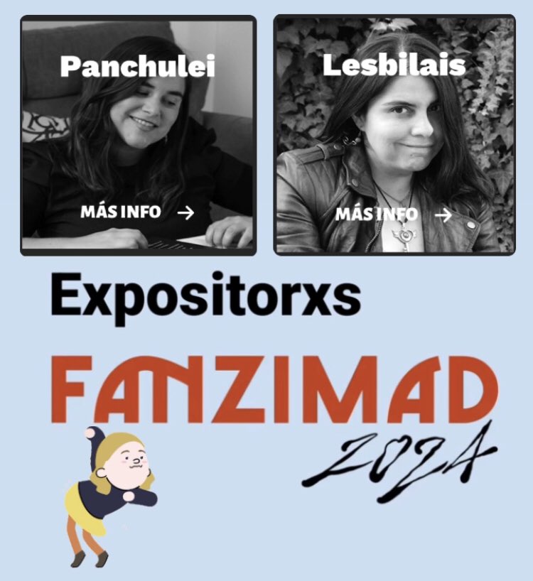 Ya les podemos contar que con @lesbilais estaremos de expositoras en @FanziMad el 8, 9 y 10 de marzo en Madrid🔥✨✍️🗯 Aquí está el listado completo: fanzimad.com/expositores-fa…