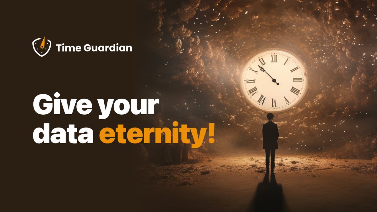 TimeGuardianApp's tweet photo. 🌟 Give your data eternity!

Time Guardian tech spreads your encrypted files across hundreds of servers, ensuring resilience and accessibility at any time 🌐

🛡️ Behind every memory is a network of security! https://t.co/o8AnnhZM0n