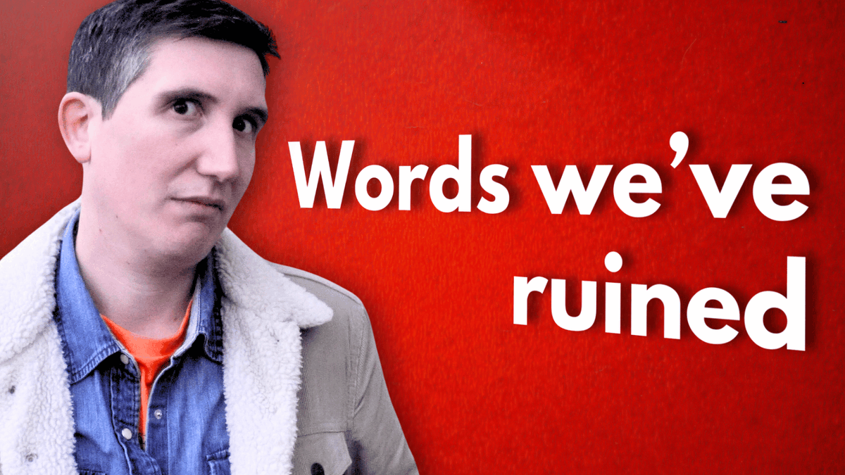 RobWords (@robwordsyt) on Twitter photo My new video is literally quite unique.
It's about the words we've misused and overused to the point of rendering them useless.
With totally awesome contributions from the fabulous <a href="/PeterSokolowski/">Peter Sokolowski</a>...
Please do WATCH HERE: youtu.be/CVbCY51iz1k?si… My new video is literally quite unique.
It's about the words we've misused and overused to the point of rendering them useless.
With totally awesome contributions from the fabulous <a href="/PeterSokolowski/">Peter Sokolowski</a>...
Please do WATCH HERE: youtu.be/CVbCY51iz1k?si…