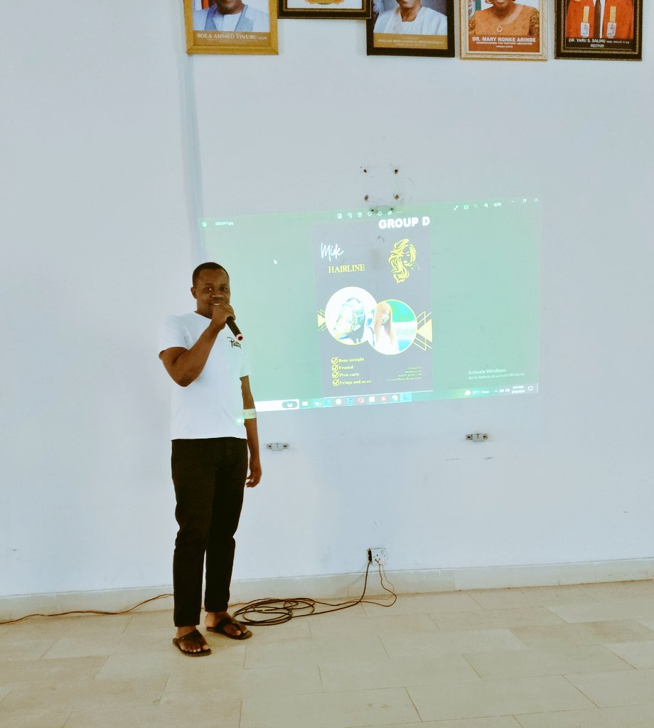 Spaceryda's tweet photo. Alhamdulilah for successful four days Graphic design training. #KWASU #IVTEC #Graphicdesigner #Photoshop #Canva https://t.co/sRvc4rpIUr