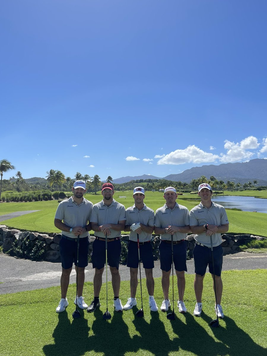 We have arrived! 

The Sooners tee off tomorrow in the Puerto Rico Classic!