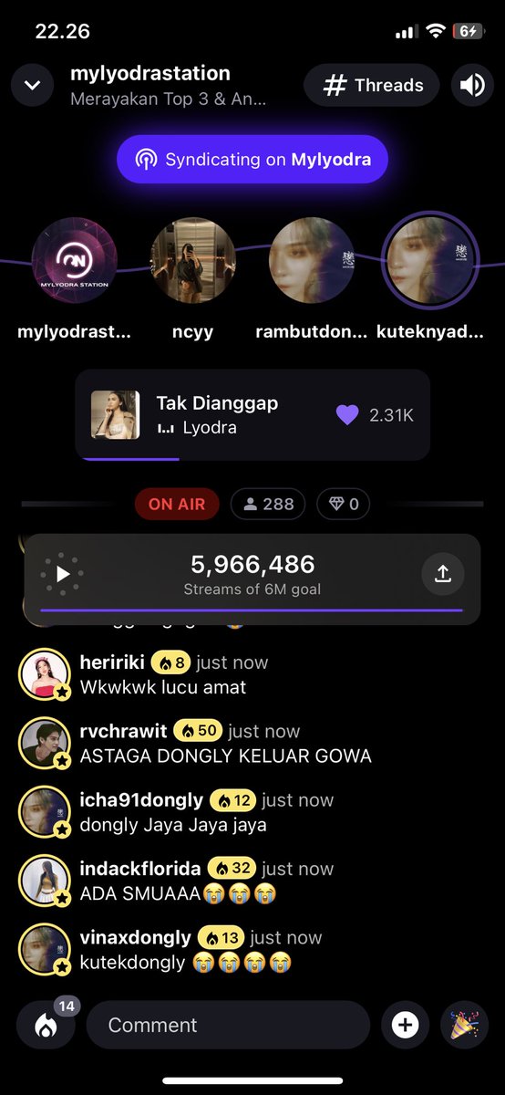 rantingpoh49275's tweet photo. Ada yang special! Ada Lyodra di mylyodrastation, dan ada dongly yg dapet kesempatan chitchat sama Lyly! At the end party LTNS rame2. mylyodra supportif dan baik kaya Lyodra, ramai2 kasih ❤️ dan 🦋. Makasiiih!!

#김동혁 #DK #iKON #Donghyuk
#NAKSEO #戀 #낙서_연
#DK_1ST_SOLO_NAKSEO https://t.co/8wpP2mARCV