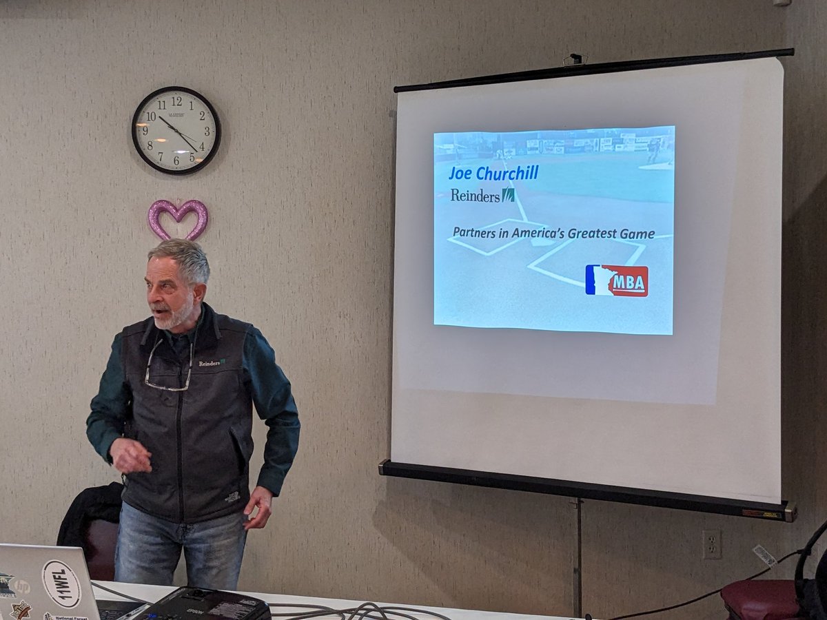 MinnBaseball's tweet photo. @Reindersinc, @beaconathletics and @DuraEdge starting the morning out today in a packed room in St Cloud! https://t.co/DQwRZfwUgP