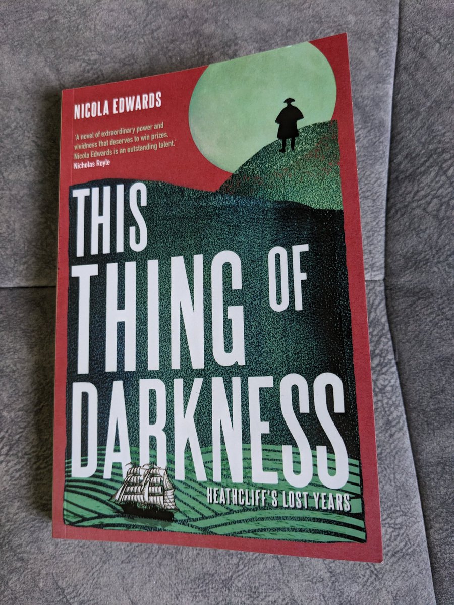 5 huge stars for #ThisThingofDarkness by @nicanned is superb. . Being a massive fan of Wuthering Heights this book just called to me. Published by @AderynPress it tells the story of Heathcliffe's lost years. For anyone who loves Wuthering Heights you will love this.