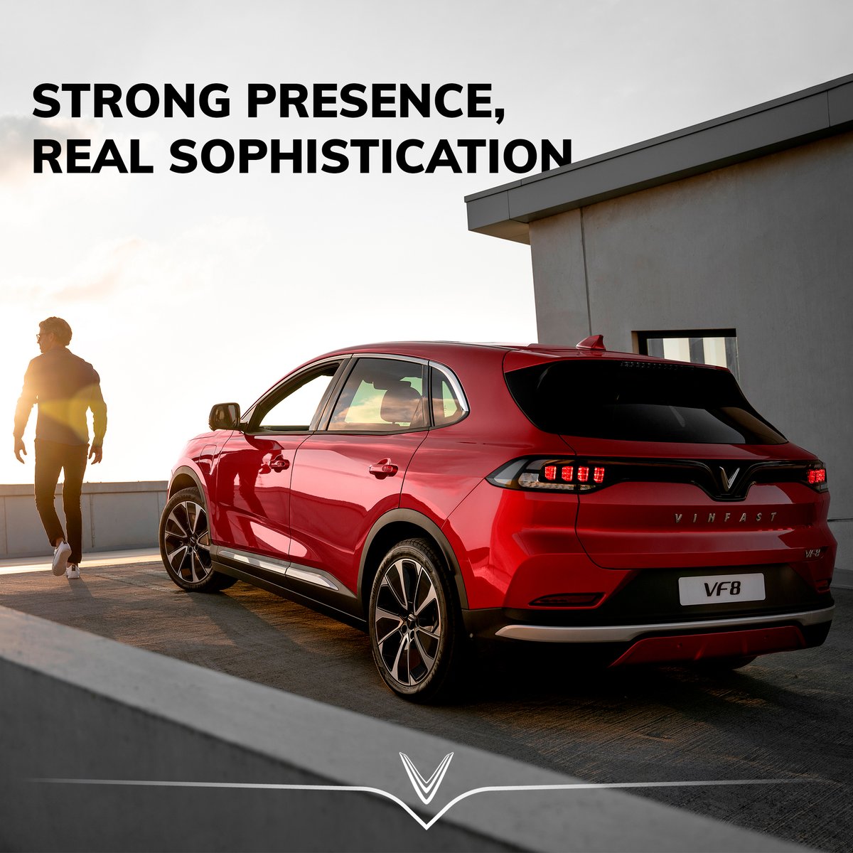 The VF 8 was designed for environmentally conscious drivers with active lifestyles. With stunning Pininfarina design and a spacious interior, the zero emission SUV is always ready to explore new experiences. #VinFastEurope #VinFast #EV #BoundlessTogether #JoinTheCharge