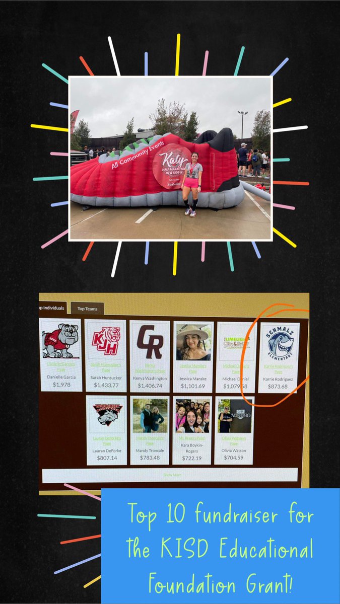 Sharks can run! <a href="/schmalzsharks/">Schmalz Elementary</a> <a href="/KatyISDEdFound/">Katy ISD Foundation</a>