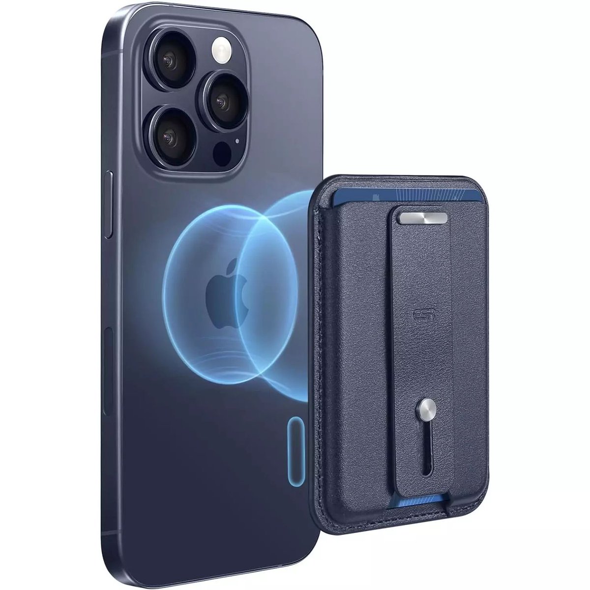 STTech11's tweet image. ESR
Magnetic Wallet, Compatible with MagSafe Wallet, for iPhone Wallet with Secure-Grip Finger Loop, for iPhone 15/14/13/12 Series, Not for 13/12 Mini, 3-Card Holder, Vegan Leather – Light Gray, Dark Blue &amp;amp; Carbon Fiber