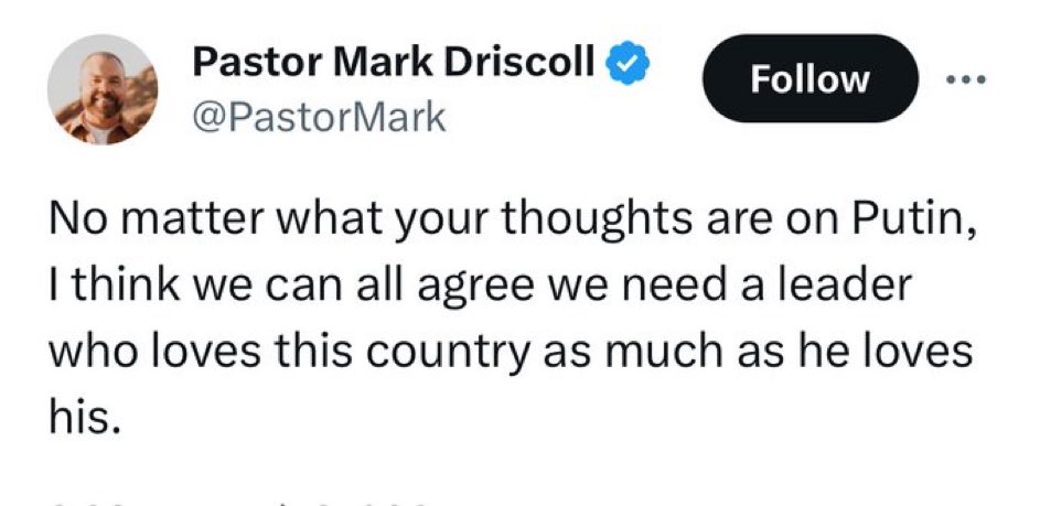 Mark Driscoll approving of a cruel godless dictatorship kinda fits