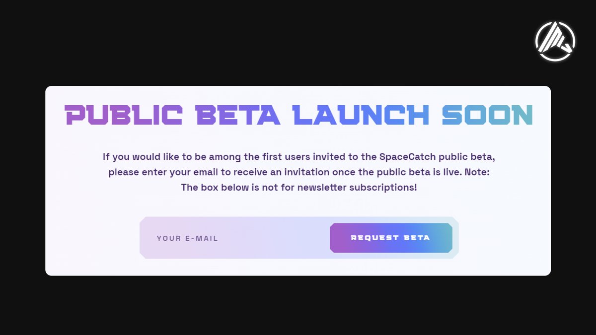 spacecatch_io's tweet photo. 🕹 Early Access Alert for #Catchers!
Eager to dive into SpaceCatch? 🎮 Be among the first to explore our gaming universe! Sign up for early access by entering your email on our website. Don't miss out!
🔗: https://t.co/ZYh9dyhdCa
#SpaceCatch #EarlyAccess #GamingFirst