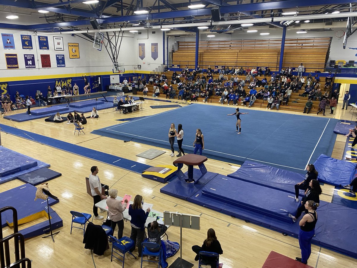 Regional Wrestling and the Nordy Gymnastics Invite at MHS today #GoIndians