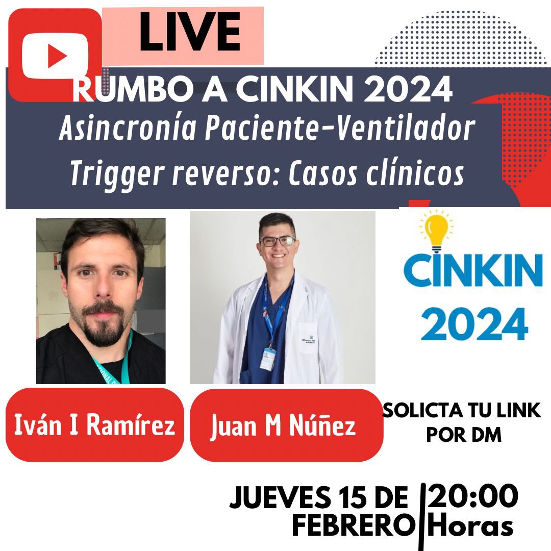 JmNunezSilveira's tweet photo. #estimados
🗓️El jueves 15 a las 20 hs, haremos un vivo de #youtube junto a mi amigo @ivan_i_ramirez
💡Trataremos el siempre interesante tema de las Asincronias.
📥 Link por DM
¡No se lo pierdan!
@kinesiologiahiba.educacion @asincrovent #CurVaS https://t.co/kBVPcHwyFX
