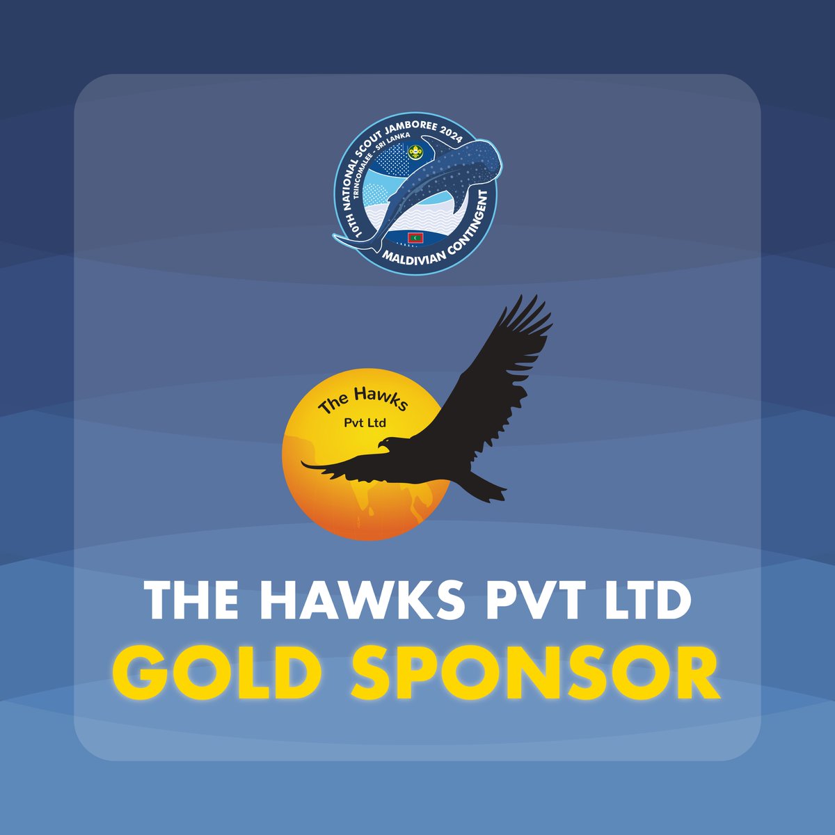 ScoutsMaldives's tweet photo. 🌟 Exciting News! 🌟 
We’re thrilled to announce @Hawkspvt  as a GOLD sponsor for our Maldivian contingent at the 10th National Scout Jamboree of Sri Lanka! 🎉 Their support for scouting and creating a better world shines bright! 🌟 https://t.co/gR2uyd0CWr
