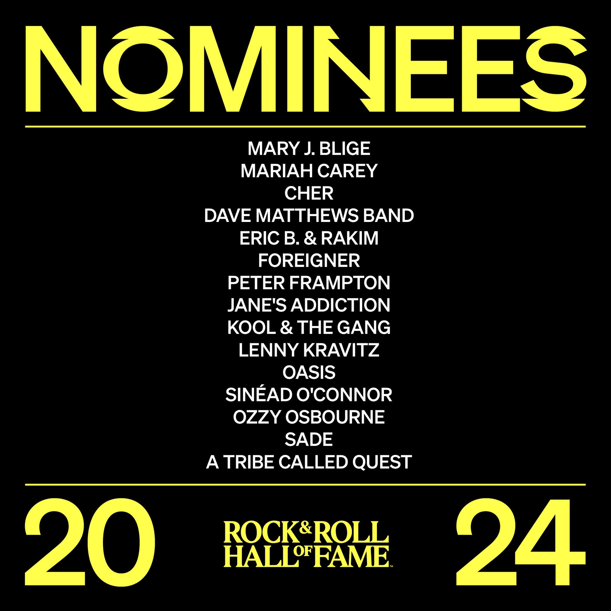 Rock and Roll Hall of Fame 2024 – nominees announced - GoldDerby