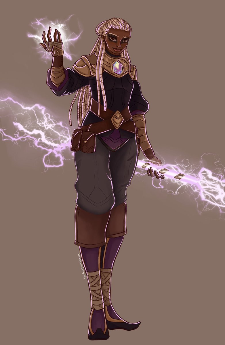 Art trade with <a href="/stormy_sierra_/">isa</a> of a gorgeous redesign of their main girl Sierra ⚡️
#wizard101