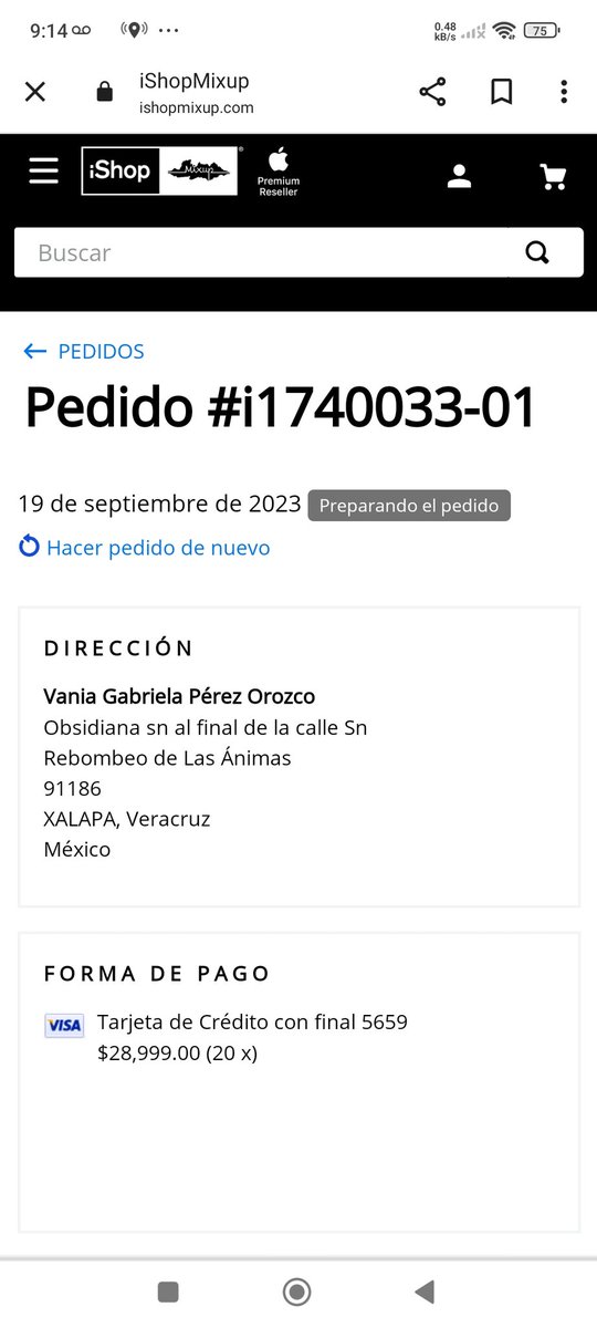 Agiosteos's tweet photo. @iShop_Mixup llevo 5 meses esperando la devolución de la cancelación de la compra me pueden explicar que pasa? https://t.co/AcRYk7azMt