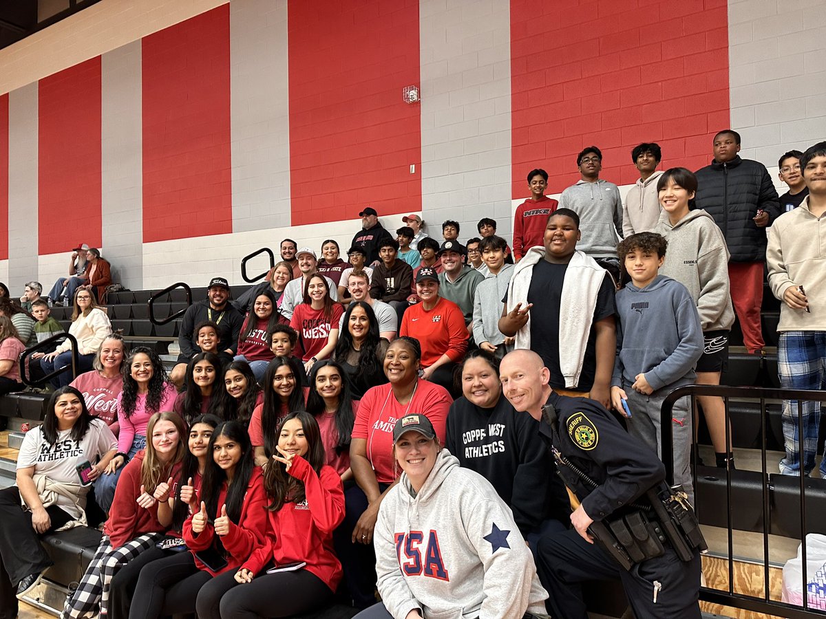 Dr. Sarah Balarin (@drbalarin) on Twitter photo We are ready to cheer on our 8th grade boys ππ in the district championship! #westfam <a href="/CMSWestSports/">Coppell Middle School West Athletics</a> <a href="/CMSWestWrangler/">Coppell Middle School West</a> We are ready to cheer on our 8th grade boys ππ in the district championship! #westfam <a href="/CMSWestSports/">Coppell Middle School West Athletics</a> <a href="/CMSWestWrangler/">Coppell Middle School West</a>