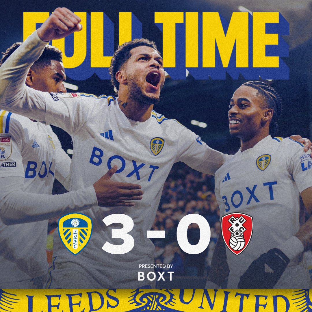 LUFC's tweet photo. 💥 SIX LEAGUE WINS IN A ROW! https://t.co/bdgvj6BeQl