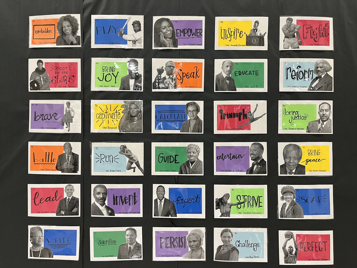 How beautiful are these displays? Thank you Ms Phillips, Ms Clark, and Ms Montgomery for extending your talents beyond the classrooms.  <a href="/langfordlabs/">Langford Elementary</a> #LESlabs <a href="/RichlandTwo/">Richland School District Two</a> #CelebrateDiversity #BlackHistoryMonth2024