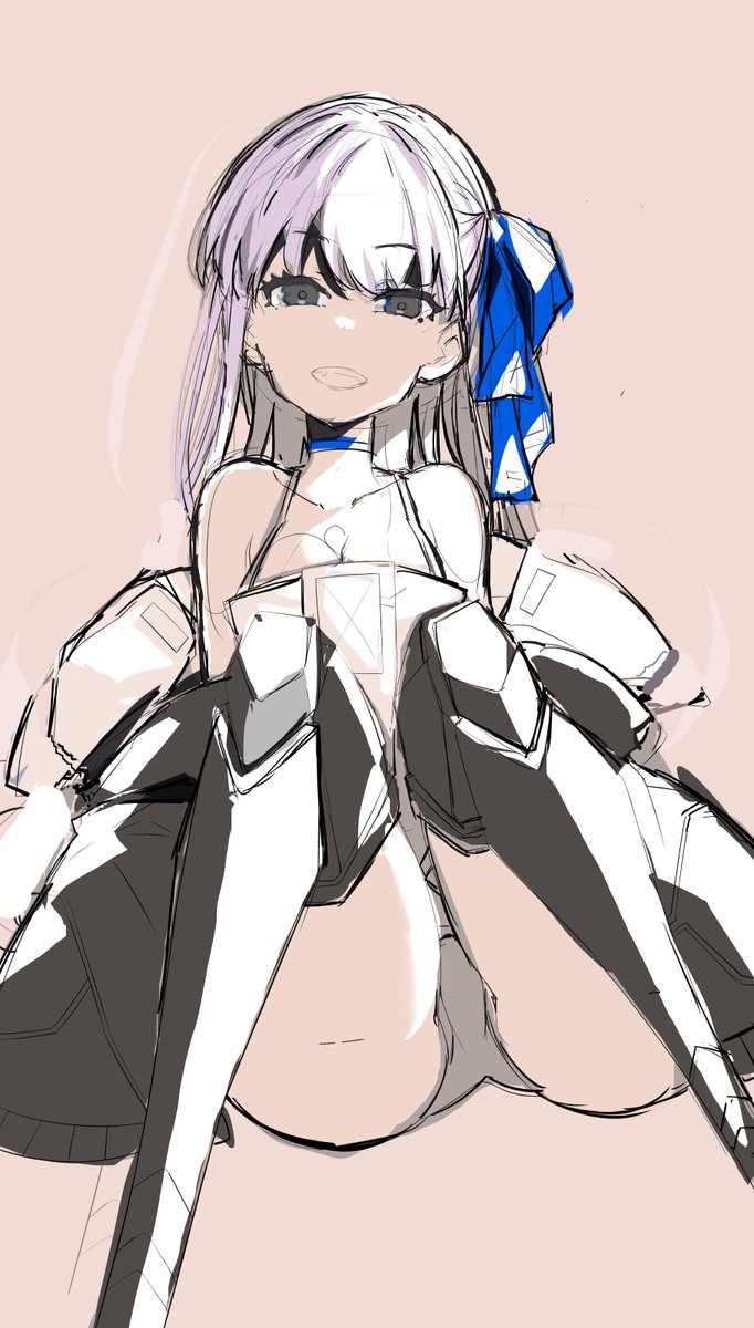 次描く謎のアルターエゴ・λの色ラフとエスキース、立ち絵を描きました。こちらを元にテーマに仕上げていきます。