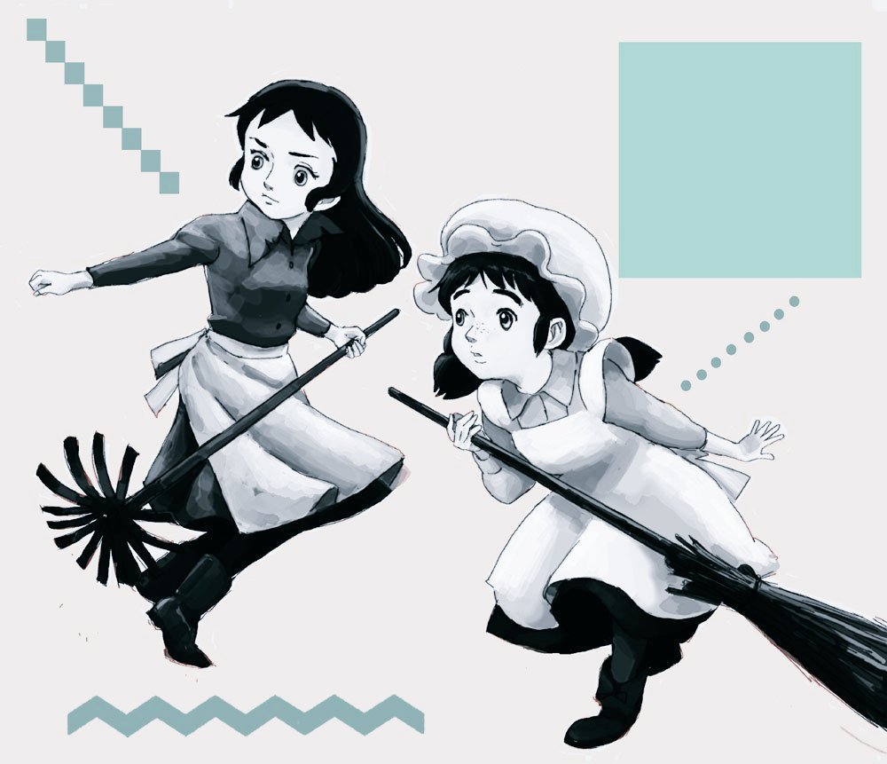 「小公女セーラ(1985)」|おてんば丼のイラスト