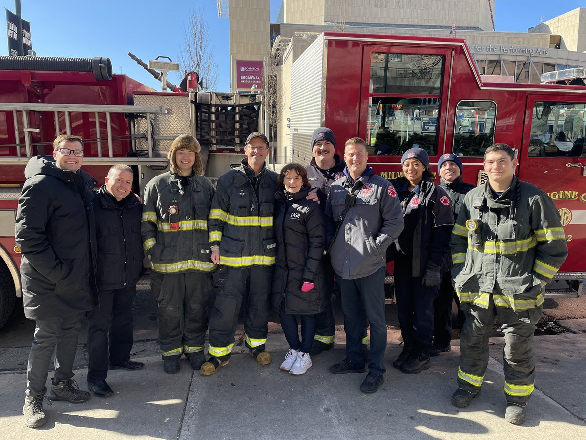 <a href="/MilFireDept/">Milwaukee FD</a> <a href="/MilwDowntown/">Milwaukee Downtown</a> <a href="/CountyParks/">Milwaukee County Parks</a> THEN, as if THAT wasn’t enough, we all got to meet a real American hero!!! Imagine our thrill at meeting <a href="/bonnieblair/">Bonnie Blair C</a>, FIVE-TIME <a href="/olympics/">The Olympic Games</a> GOLD MEDALIST speed skater!!! She was there paying it forward with <a href="/DASH_Skating/">DASH Skating</a>, getting youth involved to participate in her sport!!