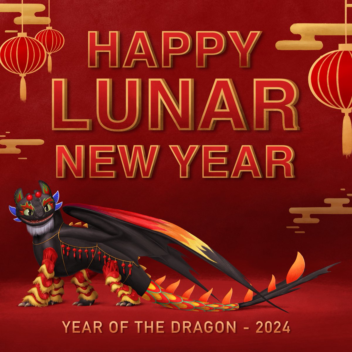 Happy Lunar New Year! 🧧 May the year of the dragon bring prosperity and happiness to everyone! 🐉
🎨: Alexander Yeh
Production Assistant, DWA Feature