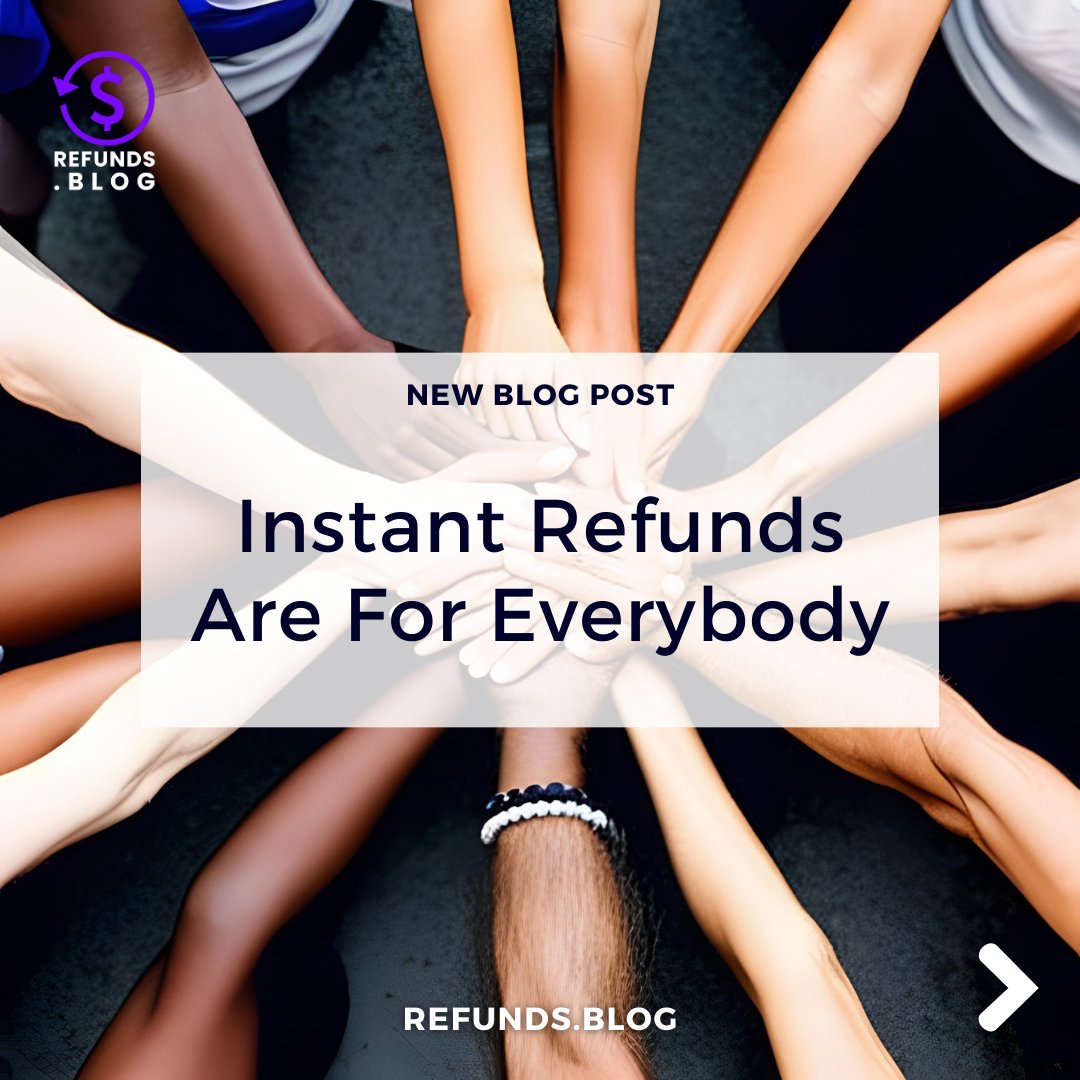 RefundsBlog's tweet image. Whether you&apos;re a consumer or merchant, instant refunds will benefit you. Consumers will have seamless experiences, fast refunds, and improved customer service. Merchants will have decreased cart abandonment, increased sales, and less fraud. What are you waiting for? Read more!