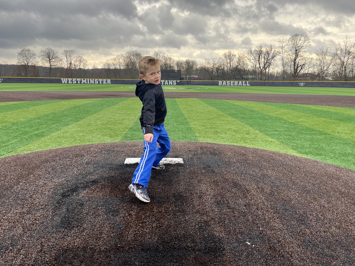 Headed to Bradenton Monday but today checking out a left-handed pitcher at ⁦@WCTitanBaseball⁩ as we tool around ⁦@westminsterpa⁩. This place never disappoints.