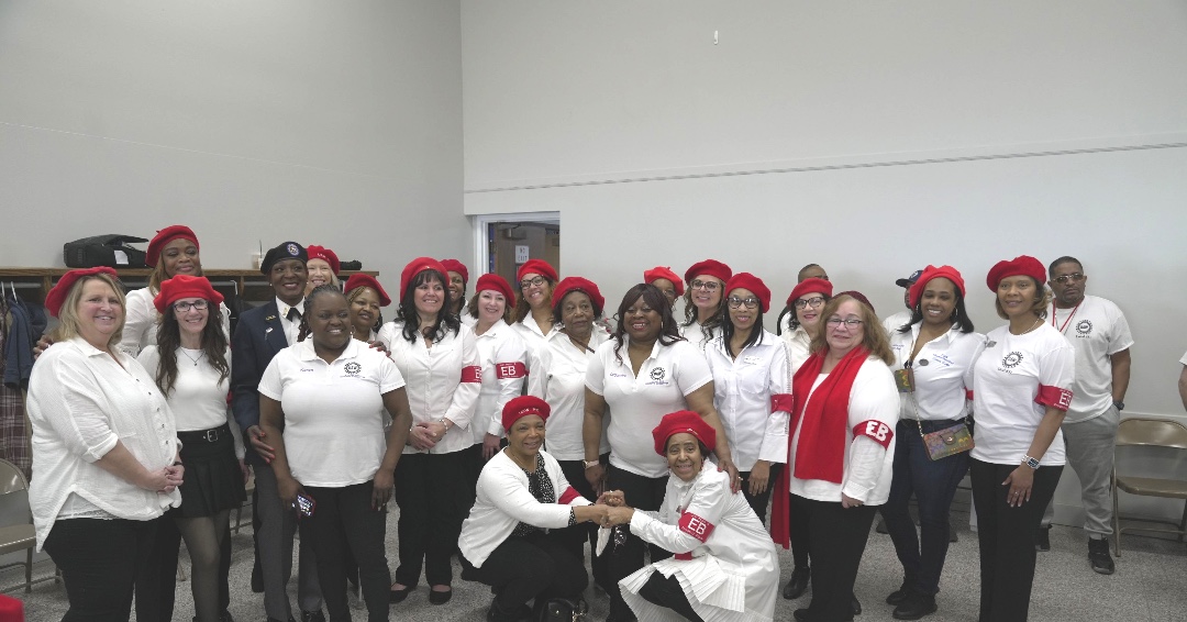 UAW's tweet photo. UAW members celebrated White Shirt Day at #UAW Local 651. White Shirt Day marks the victorious ending of the historic 44-day Flint Sit-Down Strike of 1936-37.
#StandUpUAW #SitDownStrike #WhiteShirtDay https://t.co/291NXUUdQR