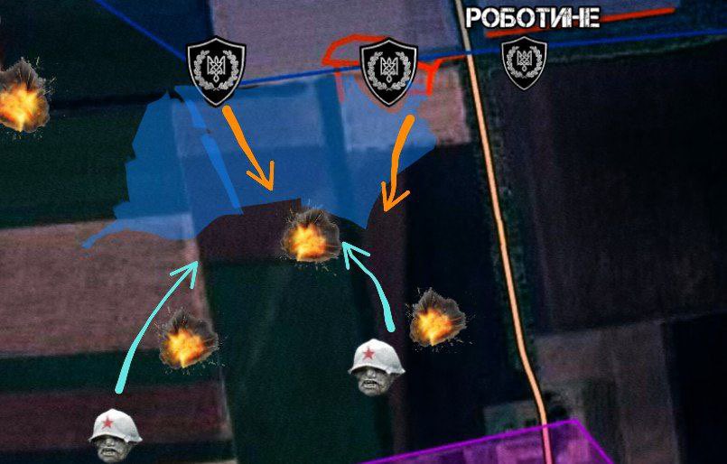 banderafella's tweet image. 🚨 #Robotine Frontline Courage 🚨

🌪 Southern Flank Victory! 🌪

In a display of unmatched valor, our Cossacks have pushed back the enemy filth on the southern flank. Our drones soared into the occupiers’ dens, striking so silently their screams were swallowed by the wind. The…