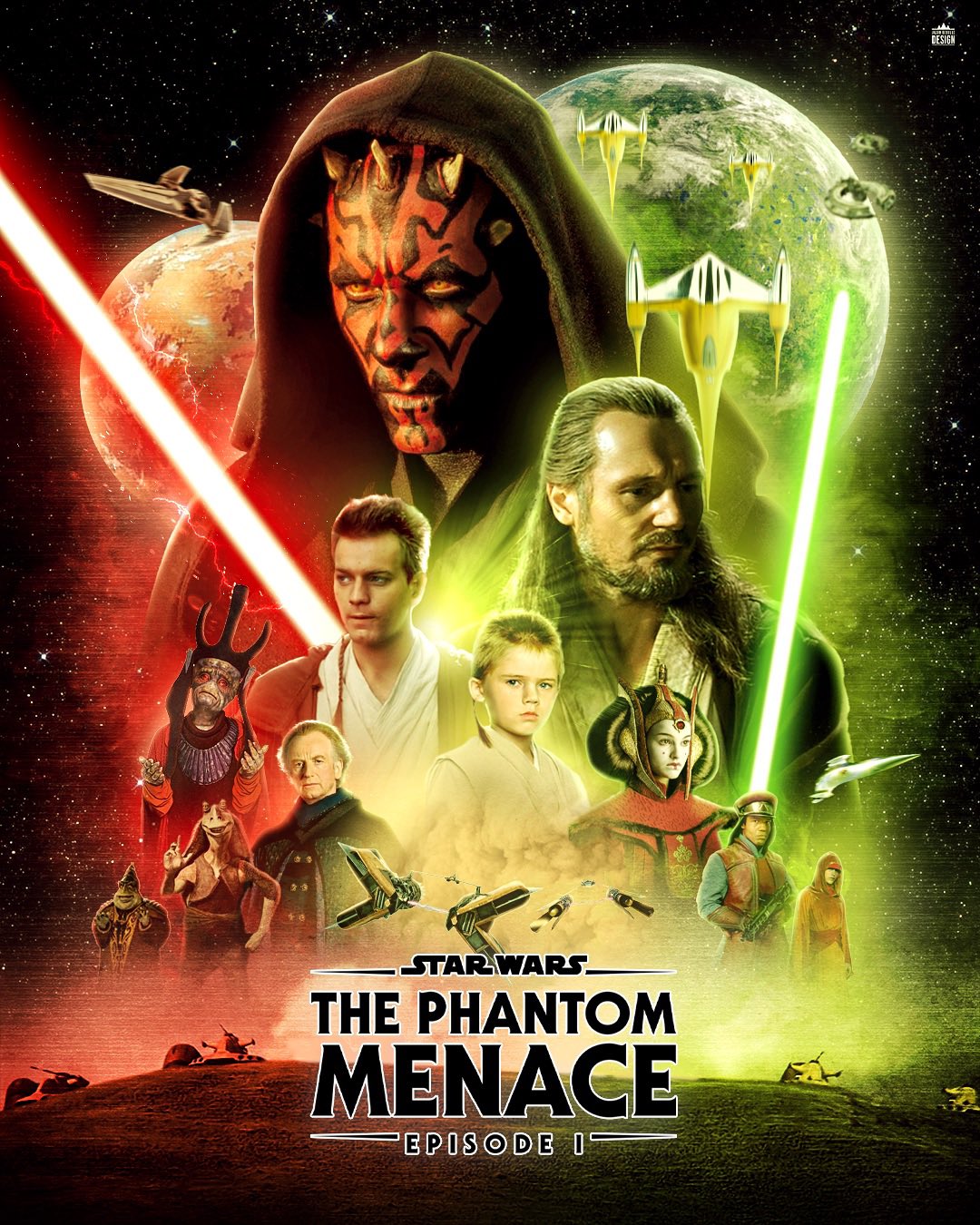 Jason Benullo on X: “STAR WARS EPISODE I: THE PHANTOM MENACE So 