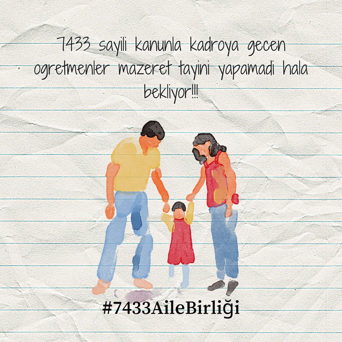 <a href="/talatyavuz29/">Talat YAVUZ</a> Gerçekten çok güzel bir kazanım (!)

Yahu kadronun hakkı olan aile birliği tayin hakkını defalarca ziyaret etmenize rağmen bakanlıktan alamadınız sürekli üzgün durumu niye hatırlatıp duruyorsunuz <a href="/talatyavuz29/">Talat YAVUZ</a> bey.

Buraya yazacağınıza <a href="/_aliyalcin_/">Ali YALÇIN</a> bey’e 3 Ocak sözünü hatırlatın.