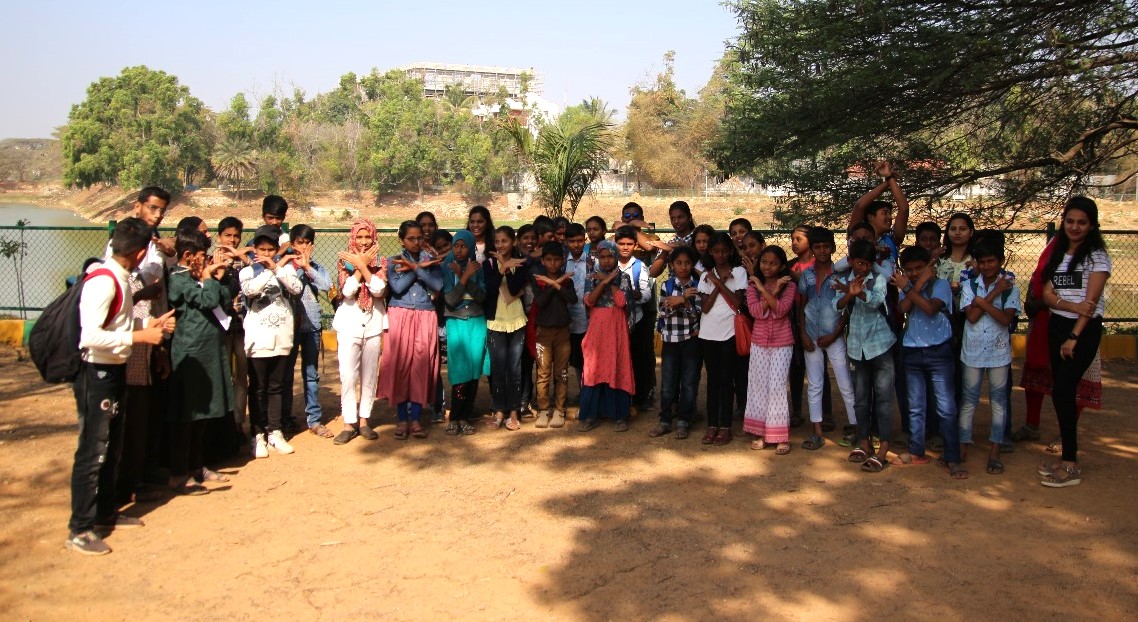 Today, <a href="/ActionAidIndia/">ActionAid Association</a> hosted Nature Walk #DoddakallasandraLake,Blr! 45 participants children from 5wards &amp; educators joined. Naturist Mr. Srinivasa shared Blr’s vanishing lakes &amp; need for preserving for future. Excited children spotted various birds&amp;can now identify few by name.
